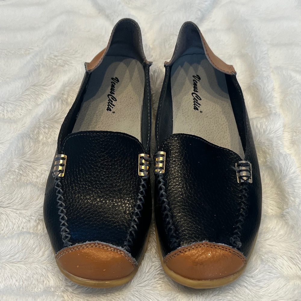 VenusCelia Women's Comfort Walking on Clouds Flat Loafer